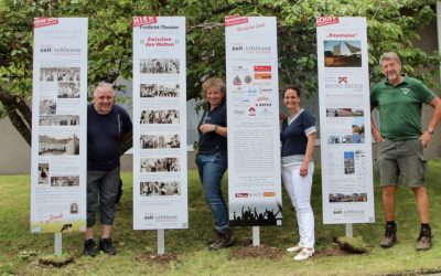 Neue Infotafeln über unseren Verein und unser Großprojekt