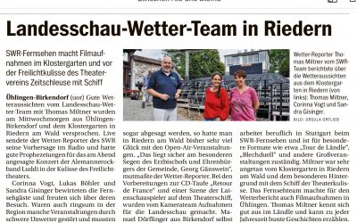 Südkurier, 2. August 2019