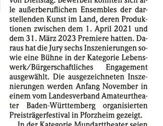 Badische Zeitung, 6. Juni 2023